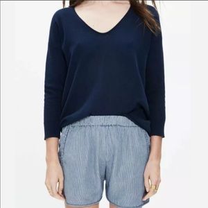 Madewell Shorelight Pullover in navy